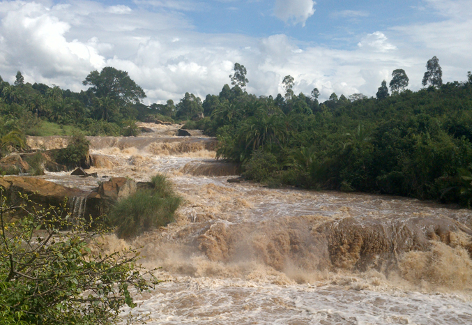 Planned site for one of the project's run-of-river hydropower plants in Kenya