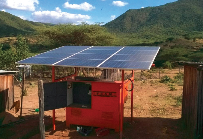 Solar PV mini-grid in Tanzania